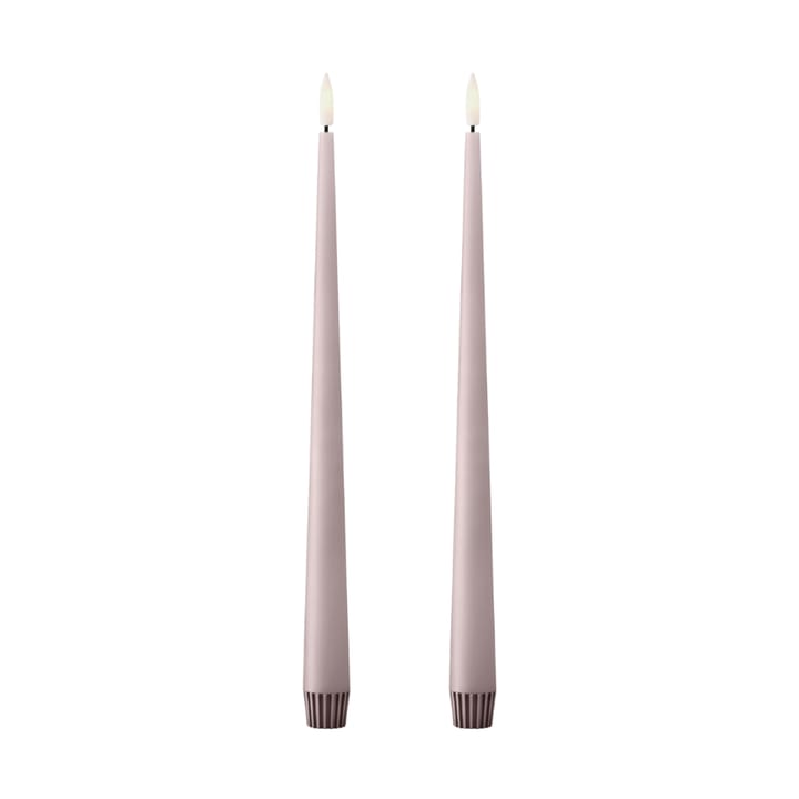 ester & erik dinerkaarsen LED 30 cm 2-pack - 52 Soft Rose - Ester & erik