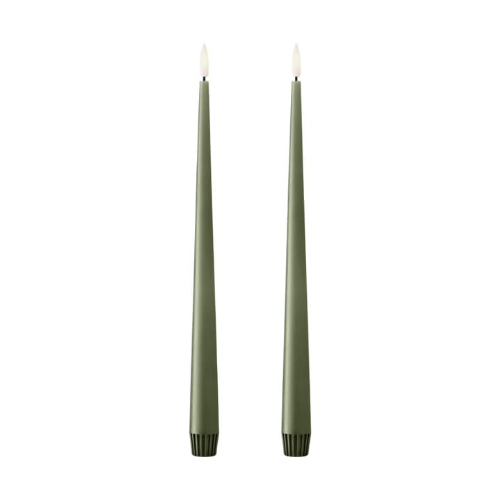 ester & erik dinerkaarsen LED 30 cm 2-pack - 70 Green Soil - Ester & erik