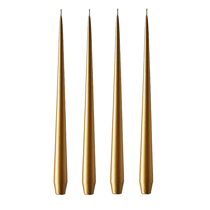 ester & erik kaars 42 cm 4-pack metallic - Gold - Ester & erik