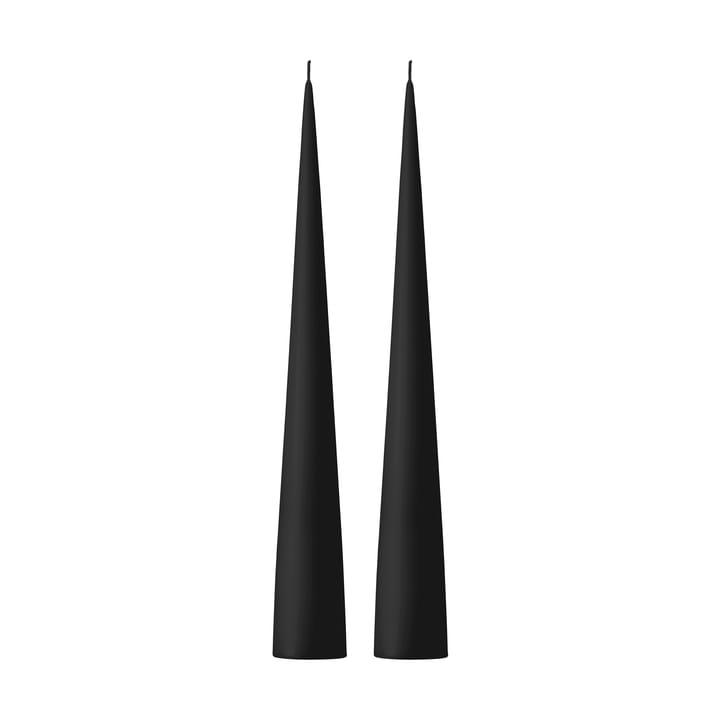 ester & erik kegelkaars 37 cm 2-pack mat - Velvet matt black 95 - Ester & erik