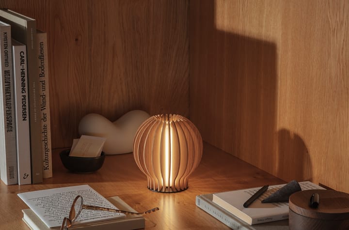 Eva Solo Radiant LED oplaadbare lamp rond, Oak Eva Solo