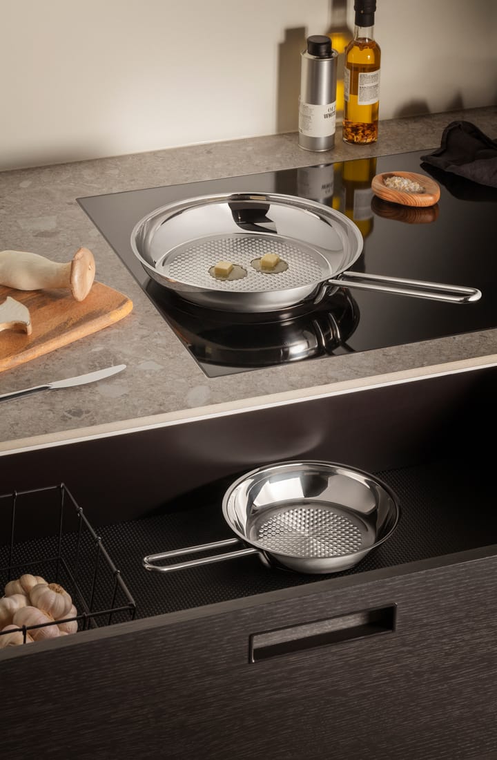 Eva Trio Stainless Steel Honeycomb koekenpan - 20 cm - Eva Solo