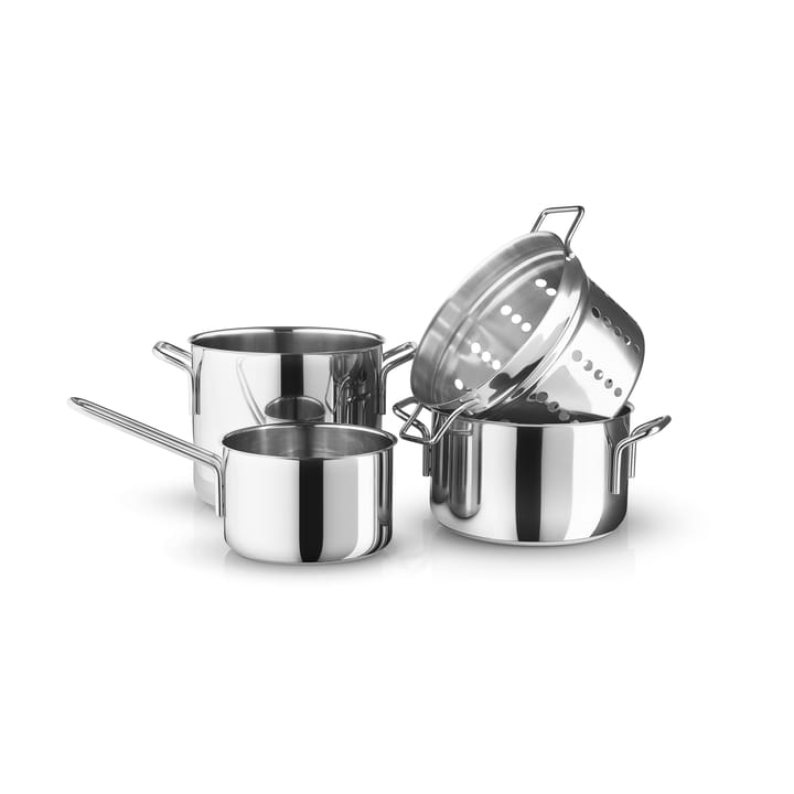 Eva Trio Stainless Steel pannenset 4-delig - Roestvrij staal - Eva Solo