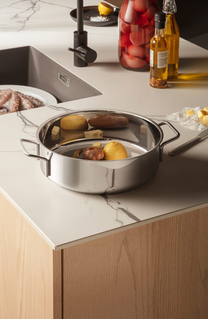 Eva Trio Stainless Steel sauteerpan 2 handvatten - Ø28 cm - Eva Solo