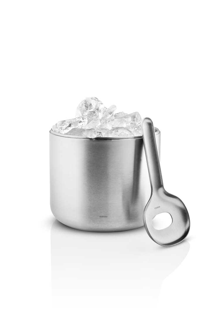 Liquid lounge ijsemmer met lepel 1,4 l - Brushed steel - Eva Solo