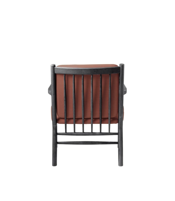 J147 Armchair lounge stoel - Oak black painted-burnt orange - FDB Møbler