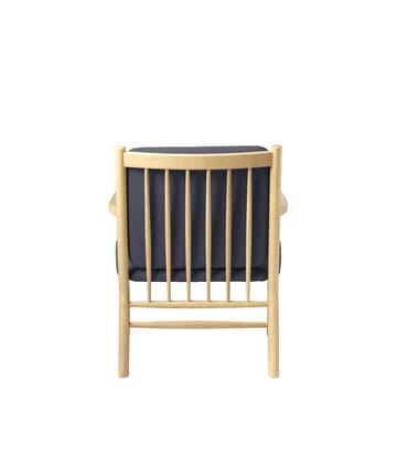J147 Armchair lounge stoel - Oak nature lacquered-dark blue - FDB Møbler