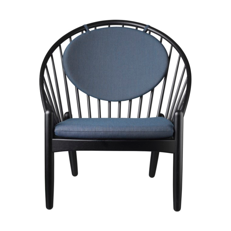 FDB Møbler J166 Jørna stoel Oak black painted-dark blue