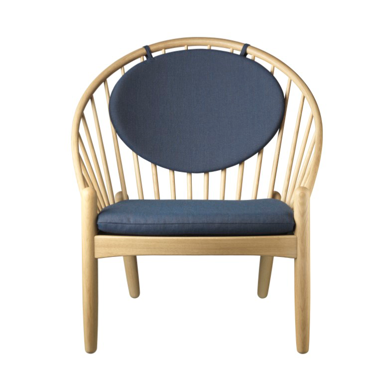 FDB Møbler J166 Jørna stoel Oak nature lacquered-dark blue
