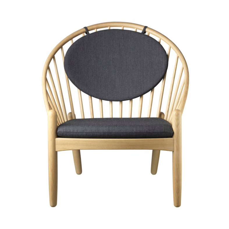 FDB Møbler J166 Jørna stoel Oak nature lacquered-dark grey