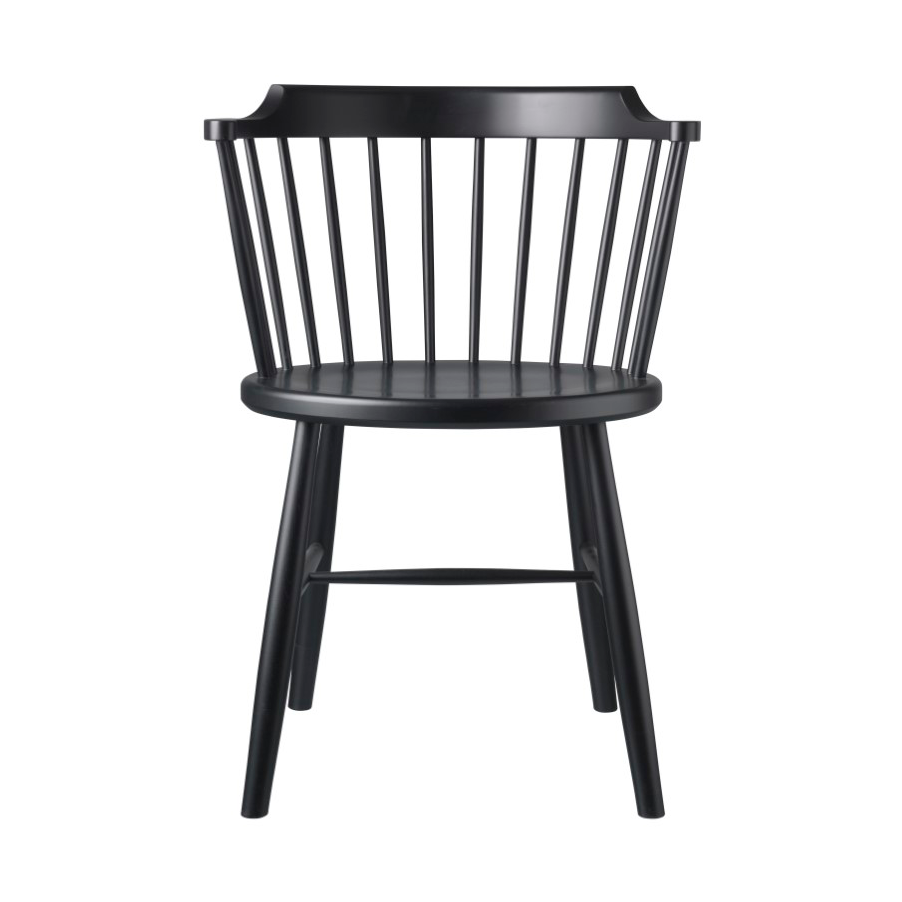 FDB Møbler J18 stoel Beech black painted