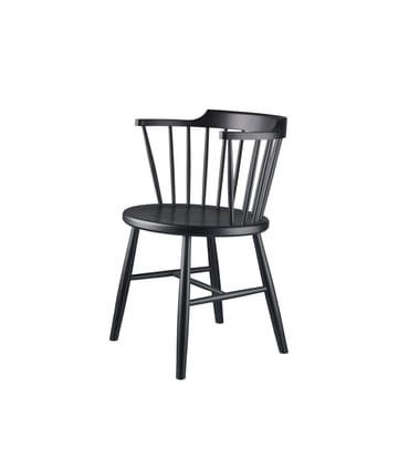 J18 stoel - Beech black painted - FDB Møbler
