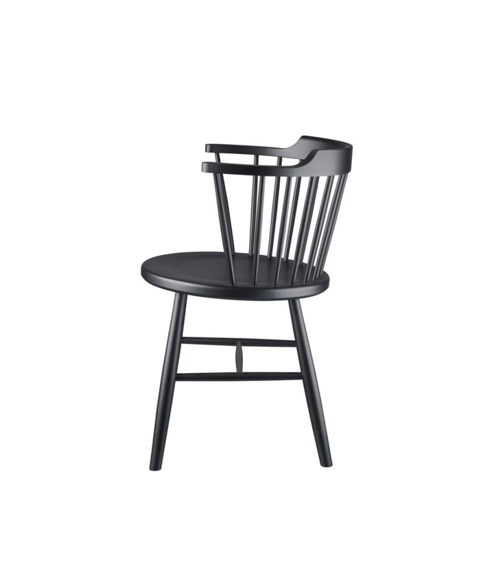 J18 stoel - Beech black painted - FDB Møbler