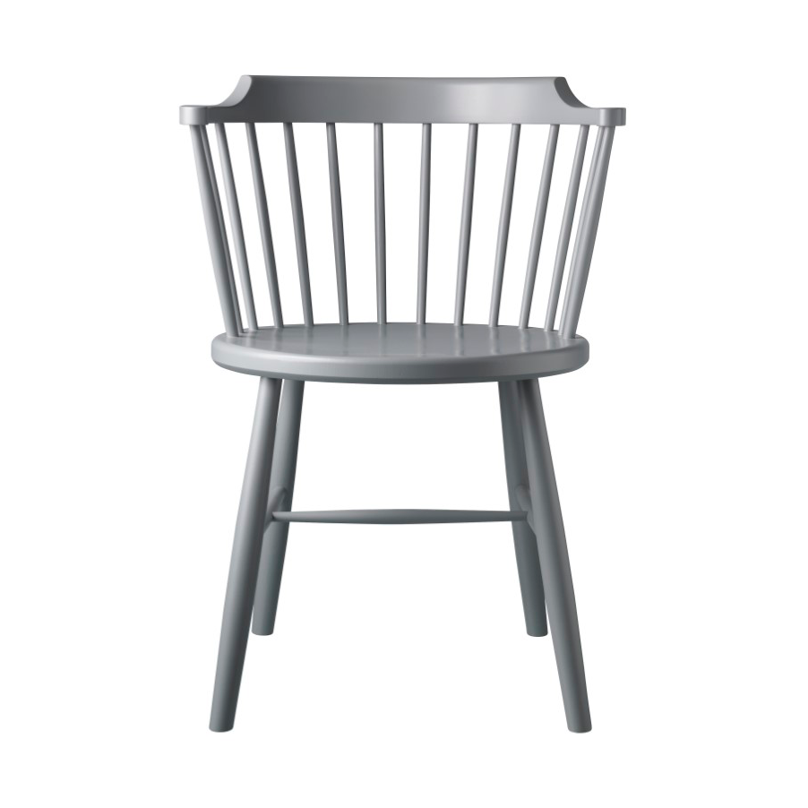 FDB Møbler J18 stoel Beech light grey painted