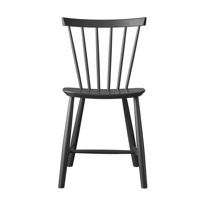 J46 stoel - Beech dark grey painted - FDB Møbler