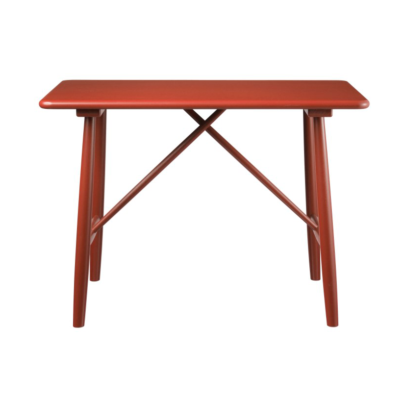 FDB Møbler P10 kindertafel Beech red painted