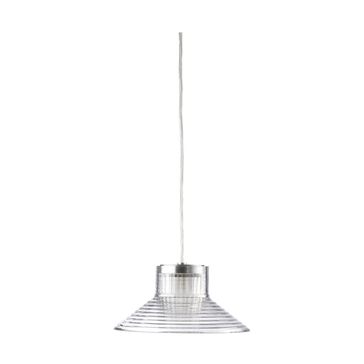 U11 Sletterhage hanglamp, Fluted glass-aluminium FDB Møbler