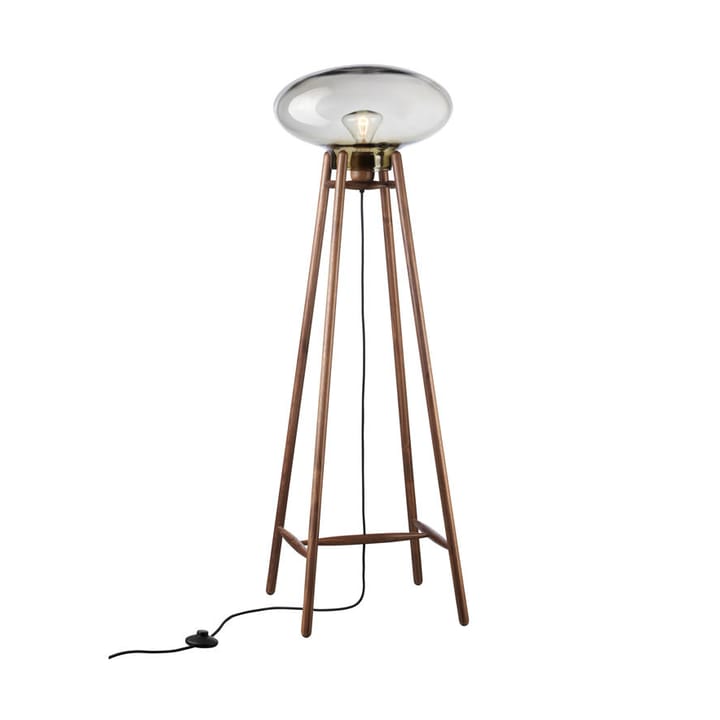 U5 Hiti vloerlamp - Smokey grey-walnut nature lacquered - FDB Møbler