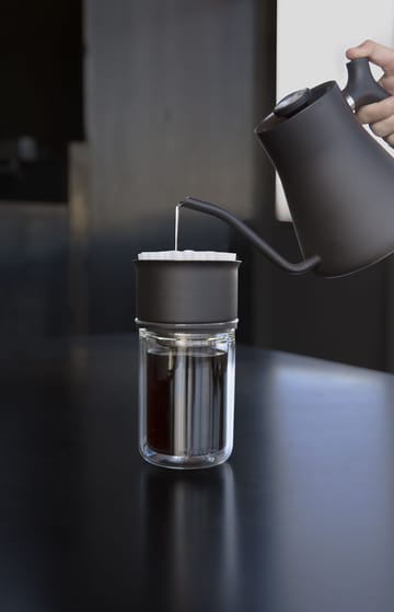 Stagg X pour-over set - Matte black-clear glass - Fellow