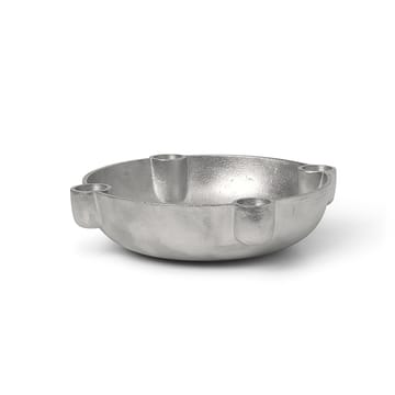 Bowl adventskandelaar medium Ø20 cm - Aluminium - ferm LIVING