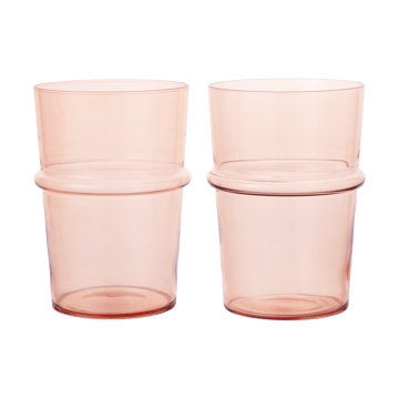 Boya drinkglas hoog 45 cl 2-pack - Blush - Ferm Living