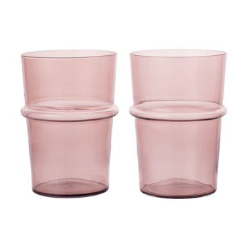 Boya drinkglas hoog 45 cl 2-pack - Mauve - Ferm Living