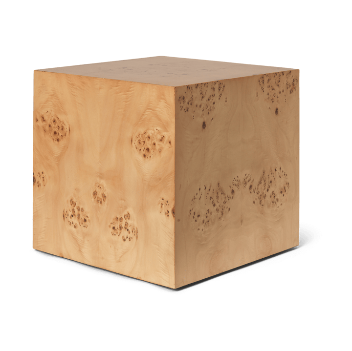 Burl Cube bijzettafel 40x40 cm - Natural - ferm LIVING