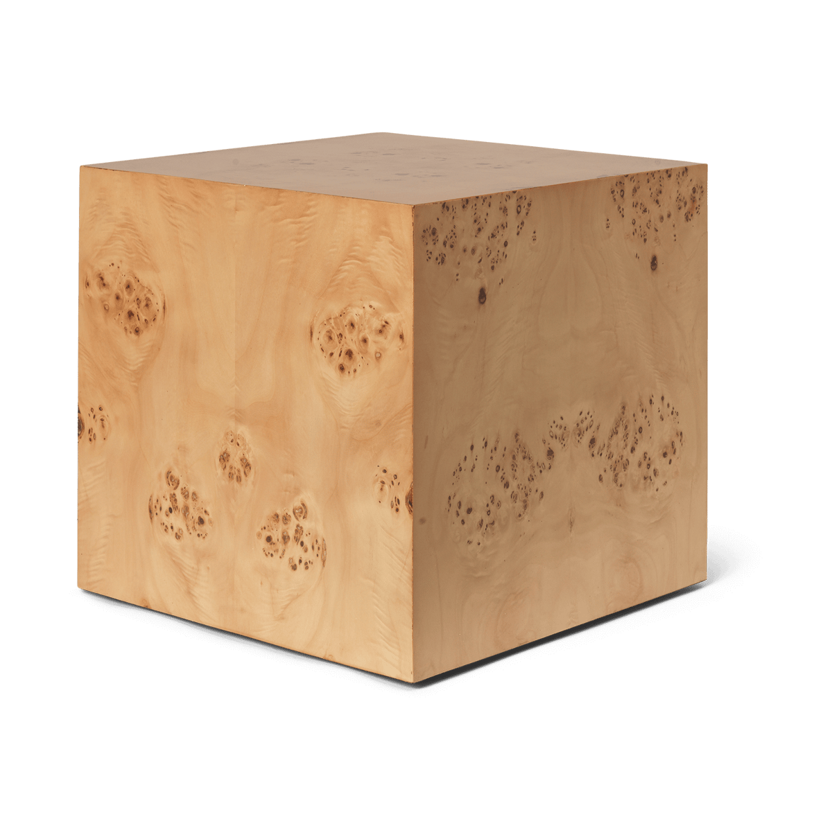 ferm LIVING Burl Cube bijzettafel 40x40 cm Natural