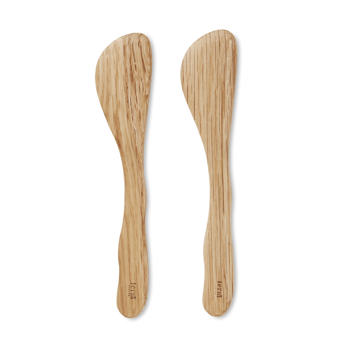 Cairn botermes 2-pack - Oak - Ferm LIVING