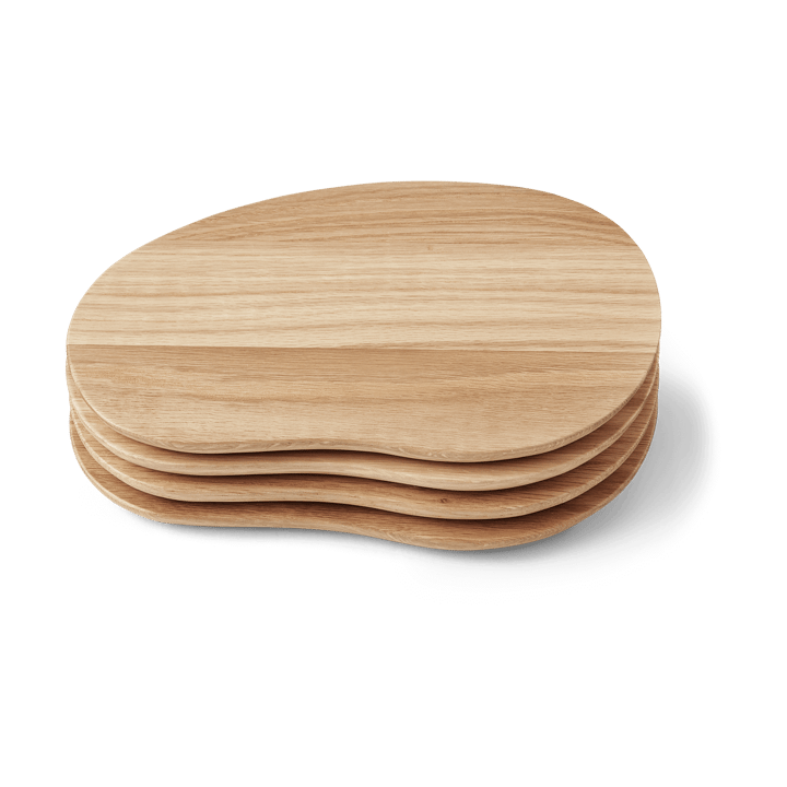 Cairn butter boards serveerplank 4-delig - Oak - ferm LIVING