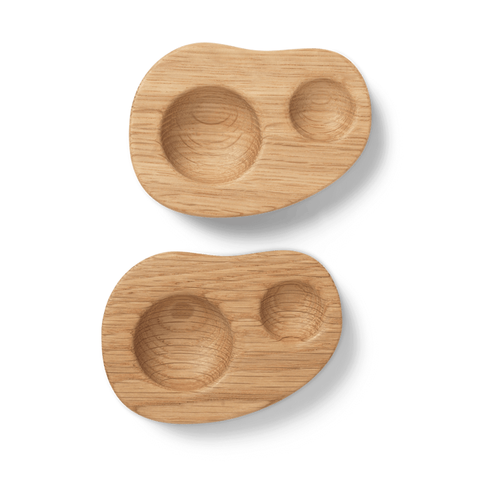 Cairn eierdop 2-pack - Oak - Ferm LIVING