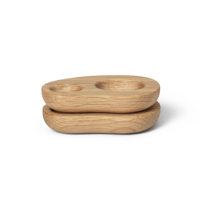 Cairn eierdop 2-pack - Oak - ferm LIVING