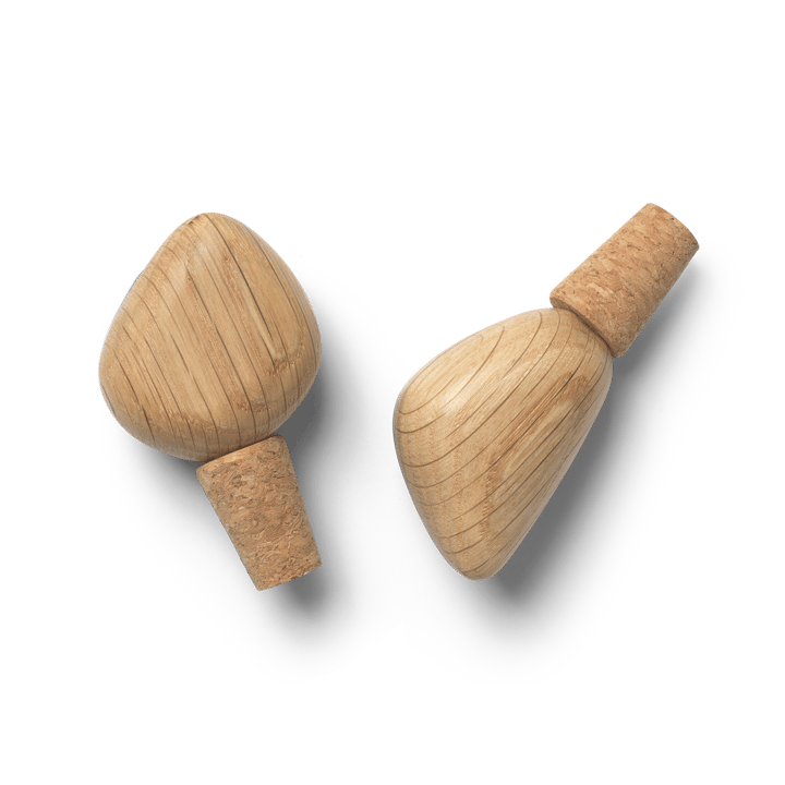 Cairn wijnstopper 2-pack - Oak - ferm LIVING