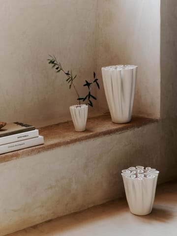 Dedali vaas 18 cm - Off-white - Ferm Living