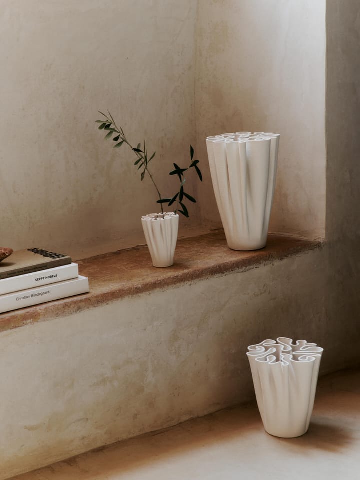 Dedali vaas 18 cm, Off-white Ferm Living