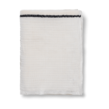 Dela deken 120x170 cm - Natural-Off-white - ferm LIVING