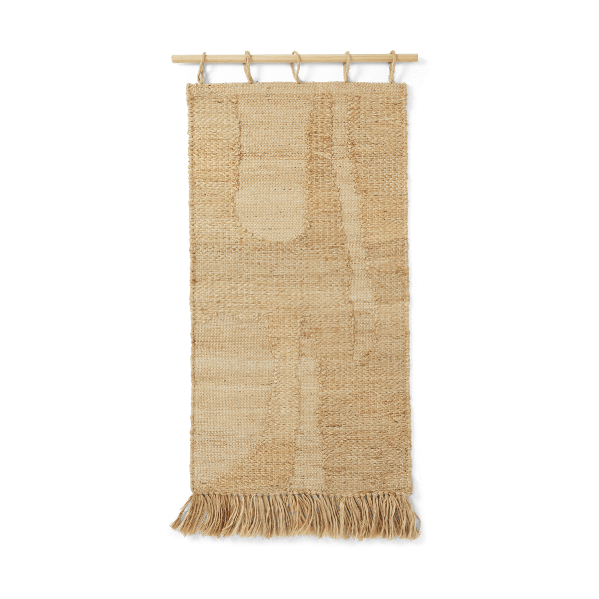 ferm LIVING Harvest wanddecoratie 50x100 cm Natural