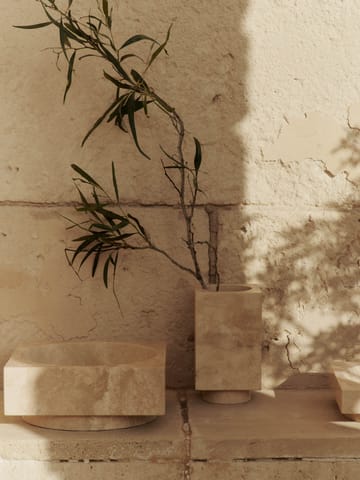 Hew vaas 21 cm - Travertine - Ferm Living