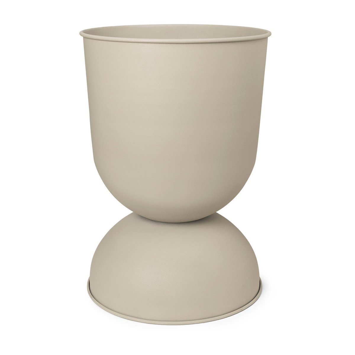 ferm LIVING Hourglass pot klein Ø31 cm Cashmere