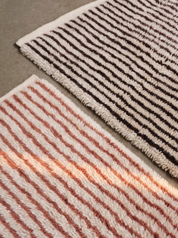 Kami vloerkleed - Off white-red brown, 120x180 cm - ferm LIVING