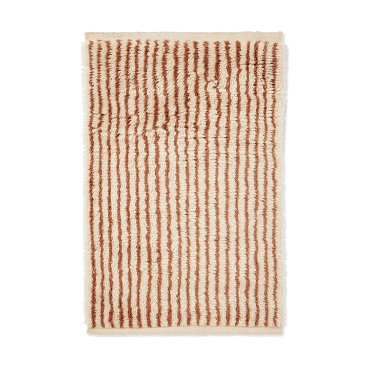 Kami vloerkleed - Off white-red brown, 80x120 cm - ferm LIVING