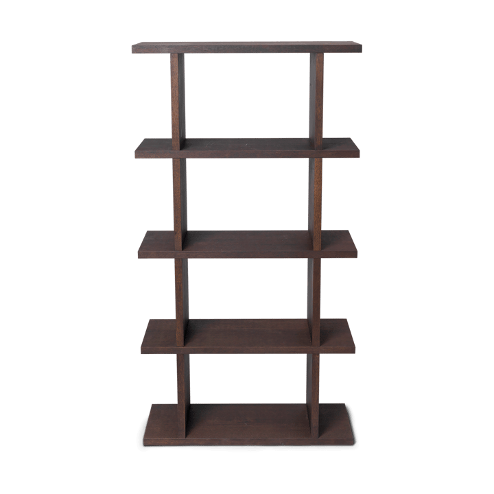 Kona boekenkast 1x4 - Dark stained - ferm LIVING