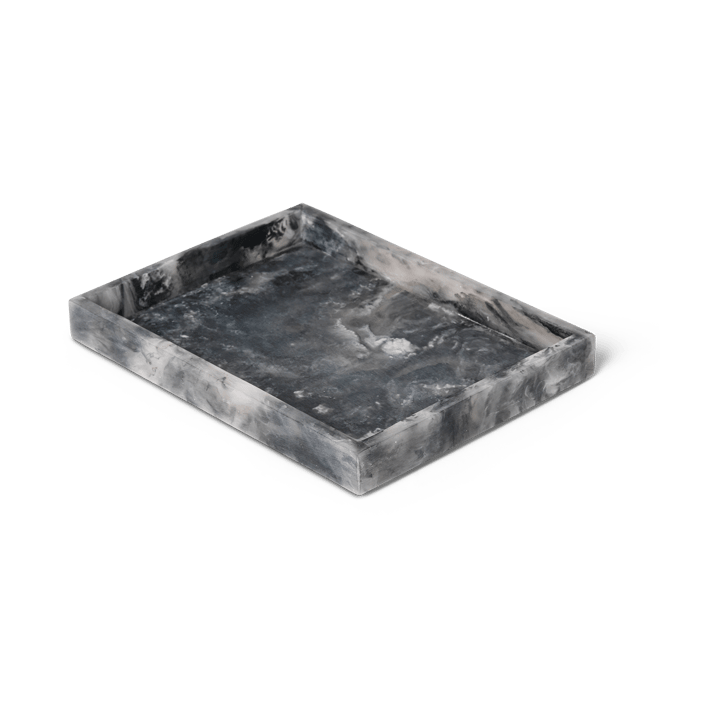 Mist decoratieplateau 15x20 cm - Charcoal - ferm LIVING