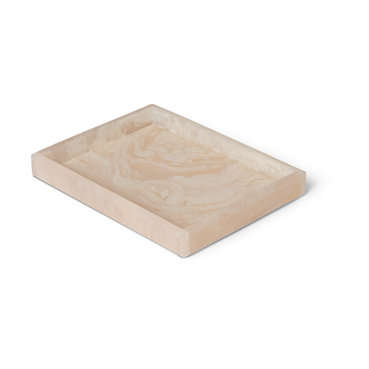 Mist decoratieplateau 15x20 cm - Pearl - Ferm LIVING