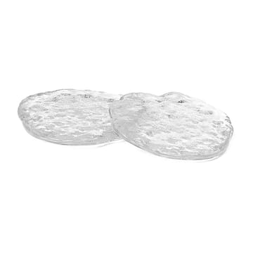 Momento glazen stenen 2-pack - Ø11 cm - ferm LIVING