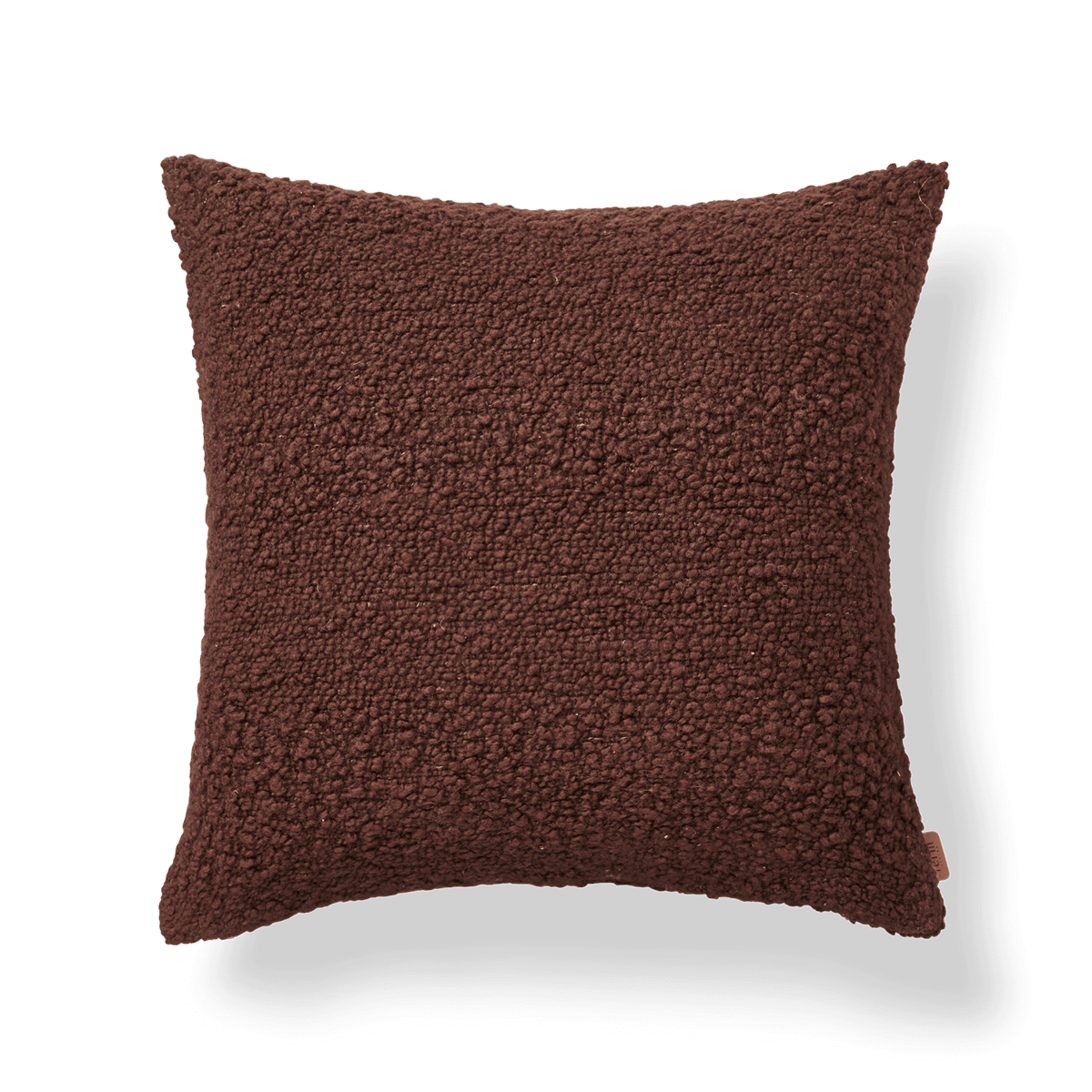 ferm LIVING Moor kussen 50x50 cm Dark pecan