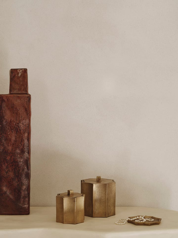 Otte geurkaars 23 h - Brass finish - ferm LIVING