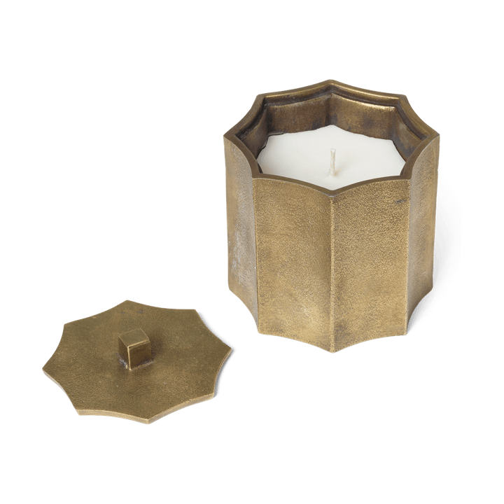 Otte geurkaars 36 h - Brass finish - ferm LIVING