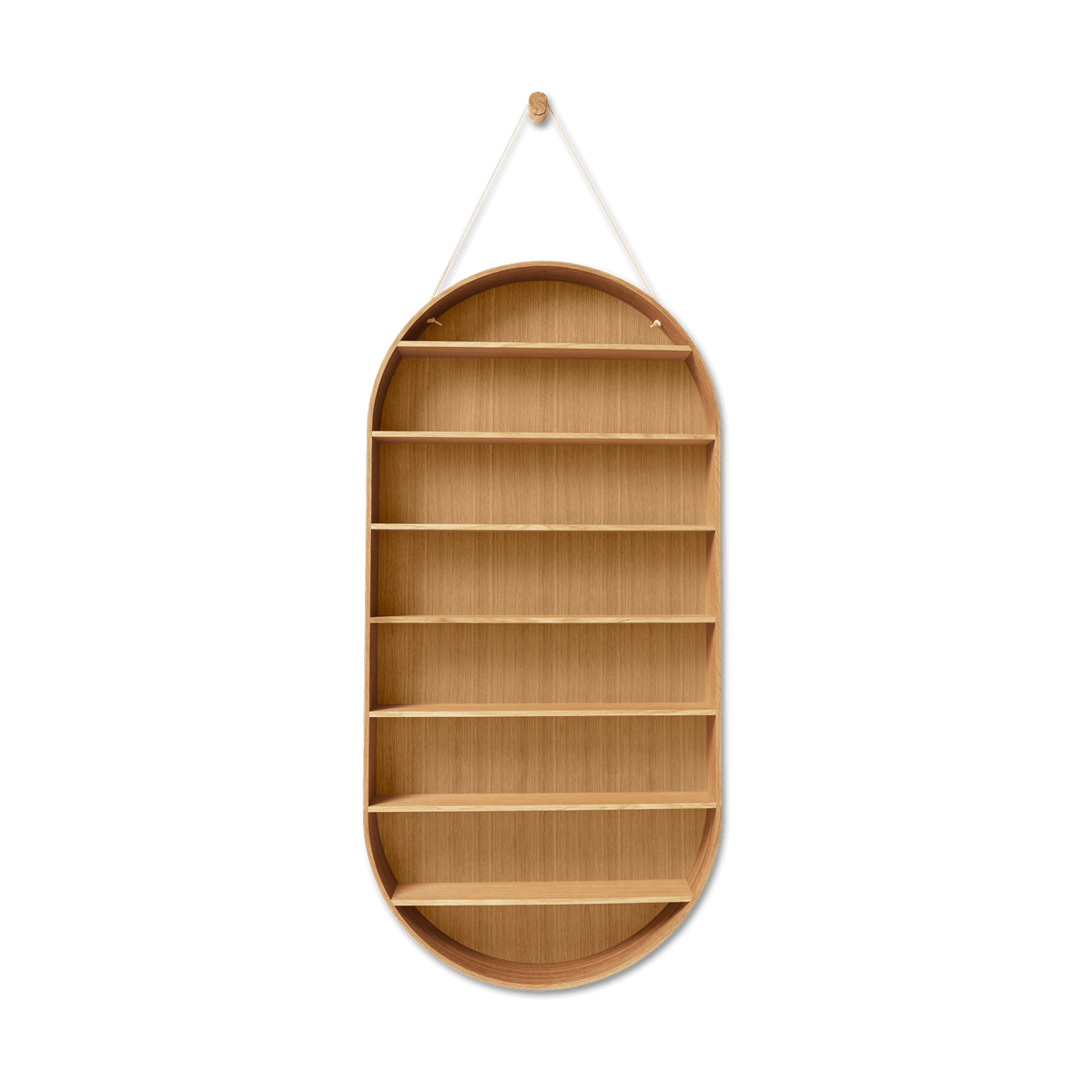 ferm LIVING Oval Dorm rek Oiled oak