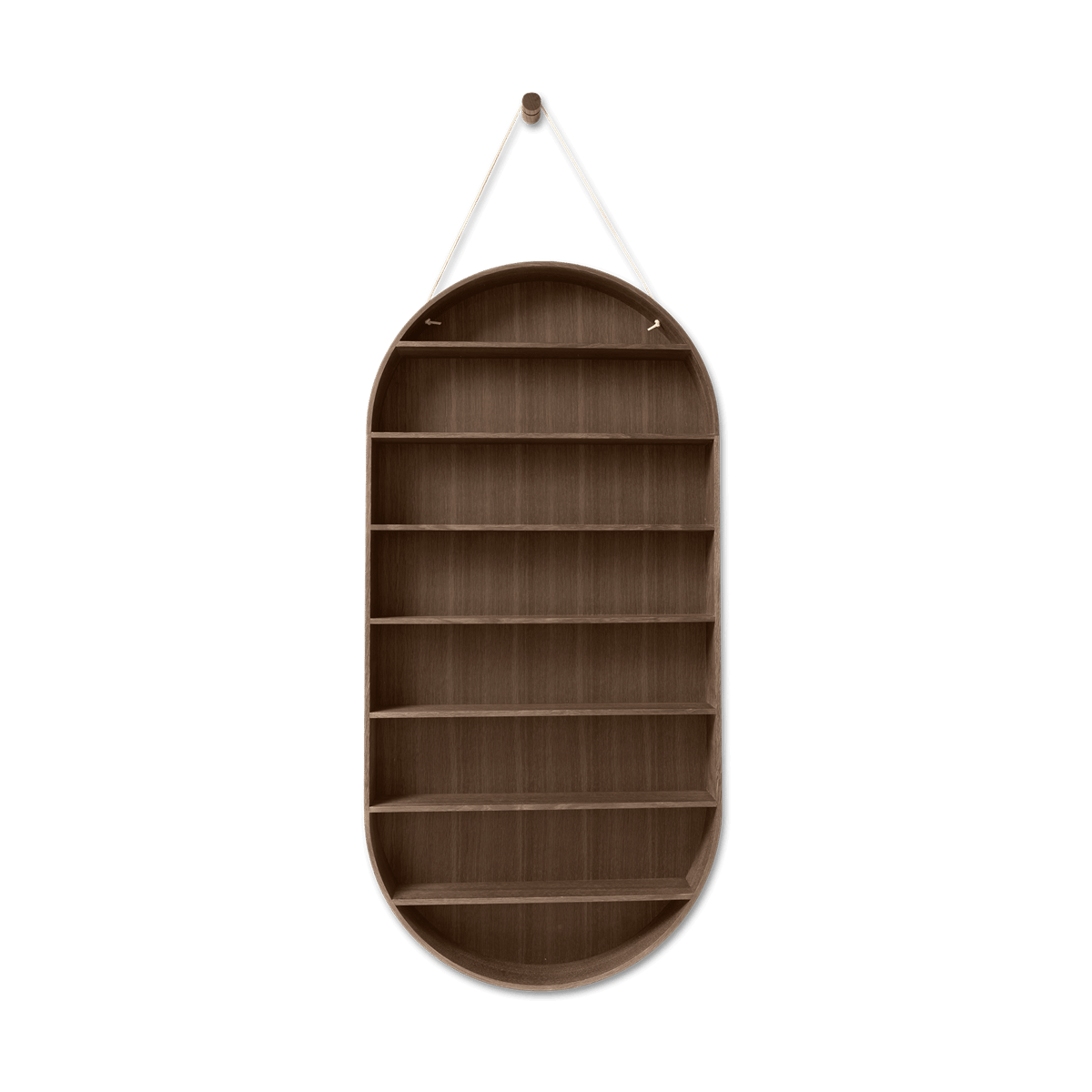 ferm LIVING Oval Dorm rek Smoked oak